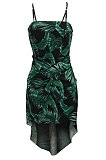 Fashion Womne Digital Printing Mini Dress YSH6048
