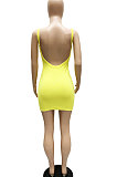 Women Thread Slip Backless Cultivate One's Morality Sexy Mini Dress WMZ2615
