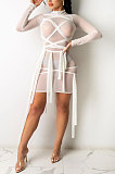 Womenswear Sexy Net Yarn Mini Dress MTY6506