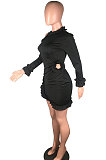 Seyx Fashion Hole Agaric Edge Mini Dress BS1257