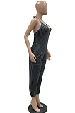 Casual Stripe Sling Sexy Jumpsuits QL6005 