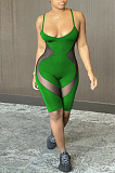 Sexy Casual Sling Prue Color Jumpsuits QL6007