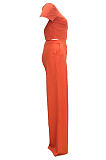 Prue Color Dew Waist Flared Trousers Casual Two-Piece TRS933