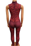 Women Net Yarn Perspective Spliced Sexy Bodycon Jumpsuits FA7170