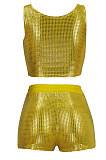 Euramerican Women Sexy Trendy Casual Shorts Sets FFE099
