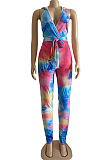 Sexy Backless Tie Dye Jumpsuits WM2139