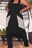 Sexy Pure Color Sling Chest Wrap Baggy Pants Two-Piece HG103