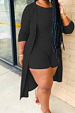 Fashion Casual Womne Pit Bar Jumpsuits Cloak Two-Pieces MDF5153