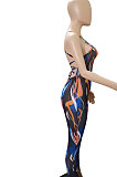 Women Net Yarn Perspective Spliced Sexy Bodycon Jumpsuits FA7182