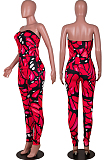 Euramerican Colorful Print Sleeveless Jumpsuits MD404