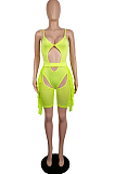Summer Net Yarn Bikini Beach Swimsuit Two-Piece LML210