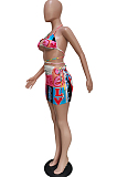 Colorful Pattern Print Bikini Two-Piece Swimsuits BBN157