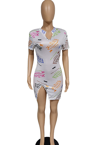 Fashion Sexy Digital Printing Dresses MK019