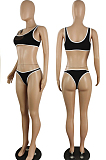 Summer Net Yarn Spliced Bikini Swinsuits E8576