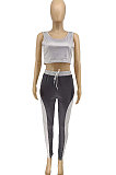 Trendy Yoga Sport Sleeveless Long Pants Two-Pieces WME2022