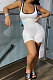 Summer Casual Pure Color Sport Romper Shorts R6296
