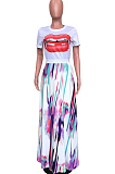 Euramerican Summer Digital Print Skirt ORY5035