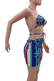 Euramerican Sexy Bind Print Bikini Sets TK6168