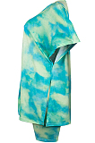 Fashion Tie Dye The Home Loose Casusl Two-Piece MD347