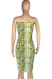 Snakeskin Sexy Sling Cultivate One's Morality Dress LMM8230