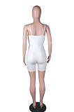 Fashion Sexy Pure Color Hollow Out Cultivate One‘s Morality Package Buttocks Romper Shorts N9281