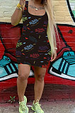 Women Casual Sleeveless Vest Mini Dress FH132