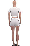Women Spliced Bind Sexy Shorts Sets OH8039