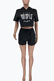 Casual Sport Printing Letter Shorts Sets XXR2128