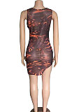 Sexy Perspective Gallus Net Yarn Irregularity Mini Dress BNB020