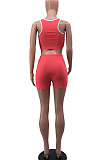 Trendy Sexy Sport Printing Vest Shorts Sets MQX2325