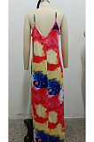 Fashion Summer Casual V Neck Loose Sling Dress SMR10152