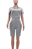 Fashion Sport Short Sleeve Shorts Two-Piece TK6175