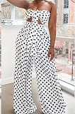 Euramerican Fashion Chest Wrap Top Loose Pant Sets X9142