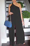 Fashion Loose Inclined Shoulder Casual Jumpsuits YT3273 