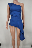 Euramerican Fashion Irregularity Flounce Skirt's Hemline Top X9296 