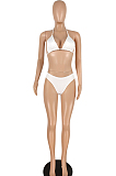 Euramerican Sexy Point Bikini Net Yarn Swimsuits Three Piece YYZ753