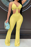 Night Club Sexy Sling Cutivate One's Morality Flare Jumpsuits QZ4338