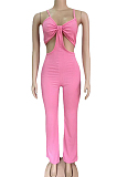Night Club Sexy Sling Cutivate One's Morality Flare Jumpsuits QZ4338