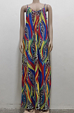 Euramerican Summer Fashion Loose V Neck Sling Dress SMR10201