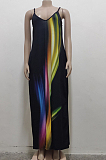 Euramerican Summer Fashion Loose V Neck Sling Dress SMR10158