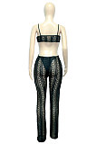 Perspective Sexy Lace Net Cloth Bodycon Jumpsuits Q840