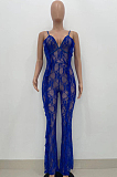 Sexy Night Club Lace Flounce Big Flare Jumpsuits YX9286
