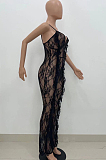 Sexy Night Club Lace Flounce Big Flare Jumpsuits YX9286
