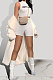 Pure Color Black White Letter Sleeveless Shorts Sets KXL834