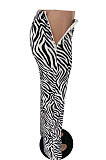 Personality Temperament Casual Chain Zebra Long Pants AYL4083