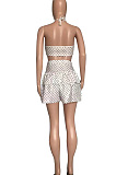 Night Club Sexy Hang A Neck Top Shorts Two-Piece WXY8862