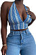 Sexy Bandeau Bra T Shirts Crop Tops BLE2370