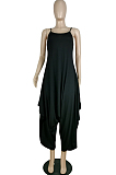 Sexy Pure Color Sling Wide Leg Jumpsuits E8598