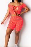 Euramerican Sexy Hollow Out Knotted Strap Casual Two-Piece QL6033