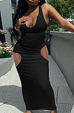 Sping Summer Vest Deep V Cultivate One's  Morality Sexy Long Dress LML240